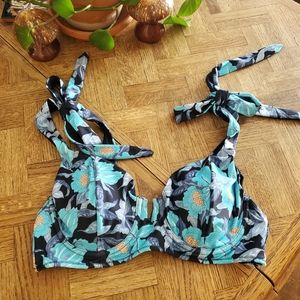 Tie-Shoulder Underwire Bikini